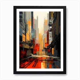 Urban Abstract Minimalist 10 Art Print