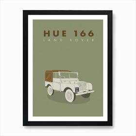 Hue 166 Landrover Art Print