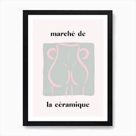 Ceramic Figure Poster Art Print