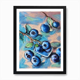 Blueberry Classic 1 Fruit Art Print