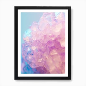 Purple Crystals Art Print