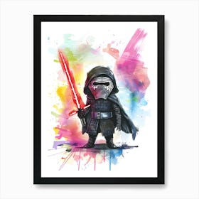 Kylo Ren Star Wars Art Print