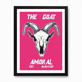 A Goat Skull Art Print