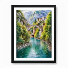 Bridge Over The River 2 Art Print