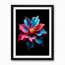 Dahlia Flower 8 Art Print