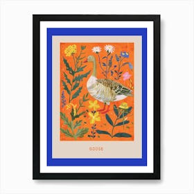 Spring Birds Poster Goose 5 Art Print