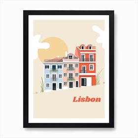 Lisbon Building Art Print