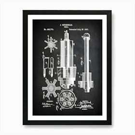 Oil Drill Print, Oil Rig Art, Oil Rig Blueprint, Oil Derrick, Oil Rig Gifts,Oil Rig Decor, Oil Field Decor, Oil Field Gift, Drilling, Ct7701 Art Print