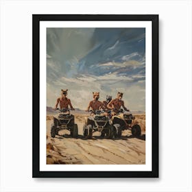 Four Wheelers Of The Apocalypse 1 Fy V Art Print