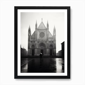 Orvieto, Italy,  Black And White Analogue Photography  4 Art Print