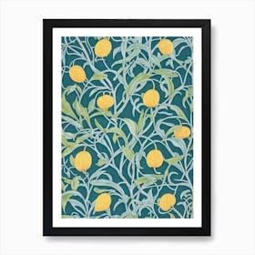 Jackfruit Vintage Botanical Fruit Art Print