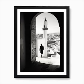 Tangier, Morocco, Photography In Black And White 3 Art Print