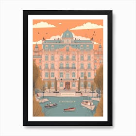 Madrid Spain Travel Illustration 1 Art Print