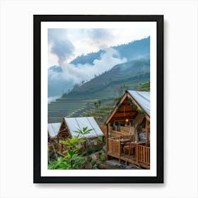 Rice Terraces In Bali Art Print