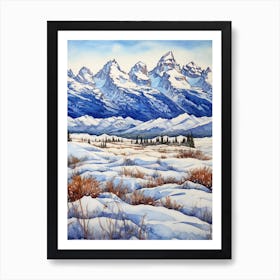 Grand Teton National Park United States 4 Art Print