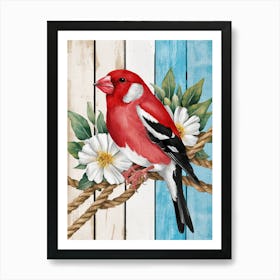 Bird On A Branch 3 Art Print