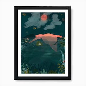 Floating Art Print