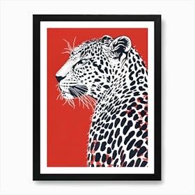 Leopard Canvas Art 1 Poster