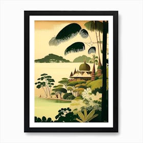 Koh Samui Thailand Rousseau Inspired Tropical Destination Art Print