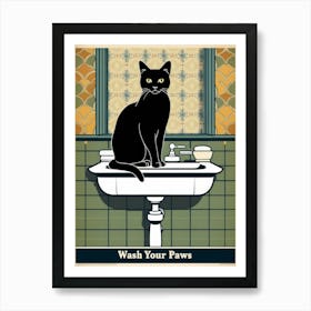 Wash Your Paws 5 Art Print