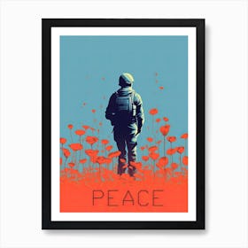 Whispers of Soldier's Peace, no war Art Print