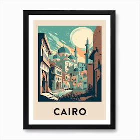 Cairo Vintage Travel Poster Art Print