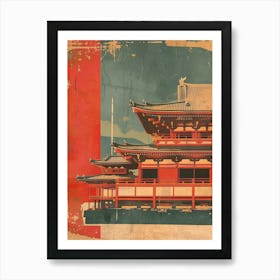 Todai Ji Mid Century Modern 1 Art Print