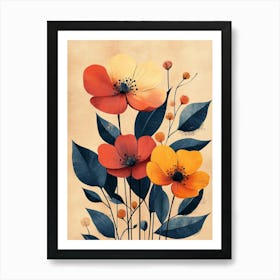 Poppies 20 Art Print