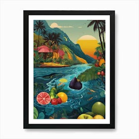 Tropical Paradise 1 Art Print