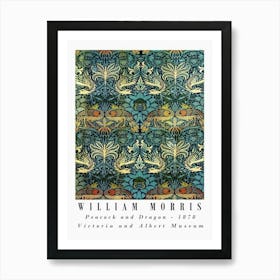 William Morris'S Peacock And Dragon Art Print