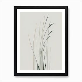 Scouring Rush Wildflower Simplicity Art Print