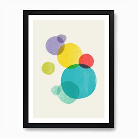 Rainbow Bubbles Iv Art Print
