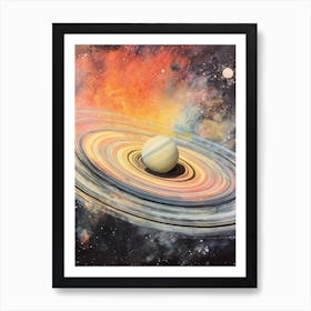 Fantasy Saturn Celestial 1 Art Print