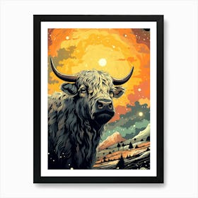 Highland Cow 1 Art Print