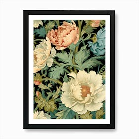 Floral Wallpaper 20 Art Print