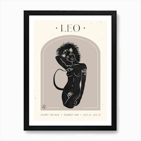 Leo Celestial Art Print