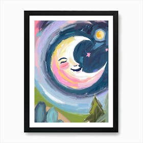 Lieber Mond 1 Art Print