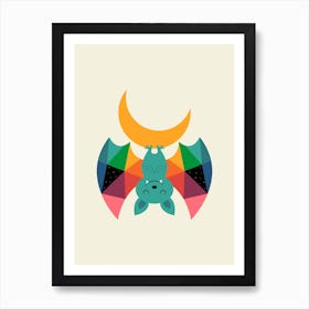 Chauve-Souris Affiche Minimaliste pour Chambre