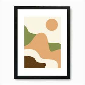 Abstract Landscape Painting Wall prints Art Print