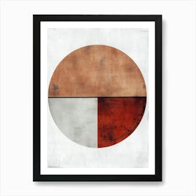 'The Circle', Minimalist, Bauhaus Art Print