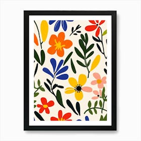 Floral Pattern 18 Art Print