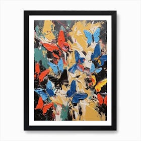 Butterflies Abstract 2 Art Print