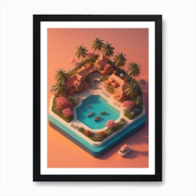 3d Illustration Art Print