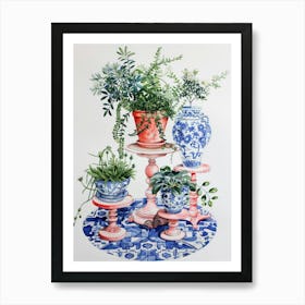 Chinese Pots Art Print