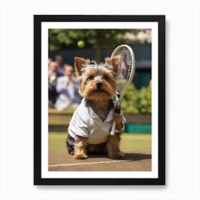 Wimbledon Dog Art Print