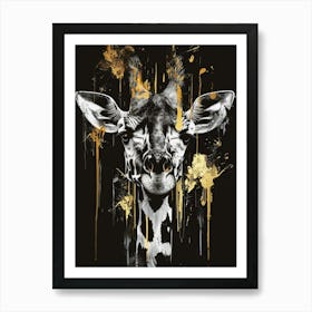 Giraffe Canvas Print 20 Art Print