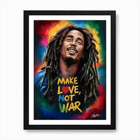 Make Love Not War Art Print
