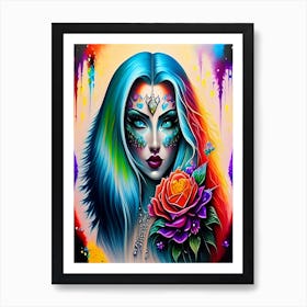 Day Of The Dead Girl Art Print