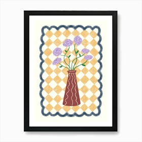 Pastel Patchwork Art Print