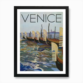 Venice Italy Vintage Travel Poster Art Print